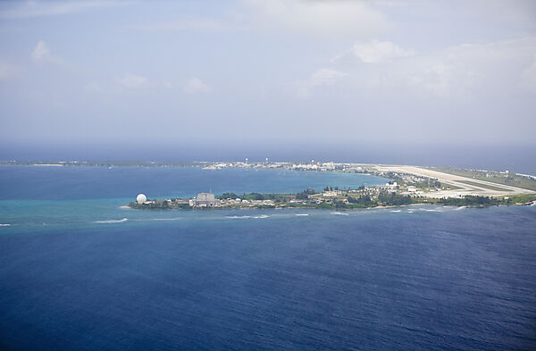 Luftaufnahme von Kwajalein