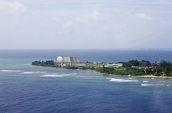 Luftaufnahme von Kwajalein
