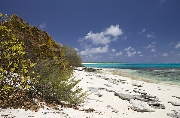 Strand und Lagune von Bikini