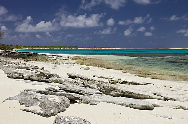 Strand und Lagune von Bikini