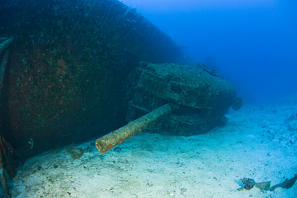 5-Zoll Einzelgeschuetz der USS Anderson