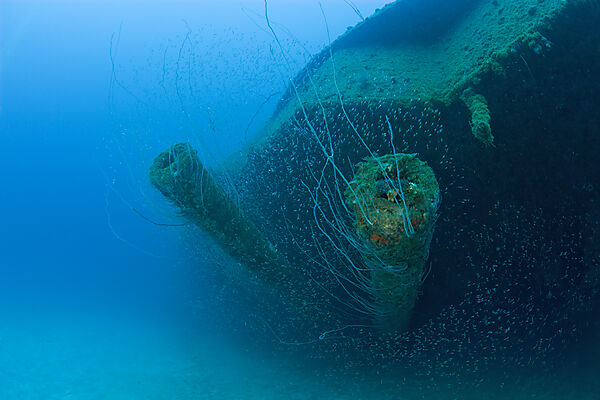 12-Zoll Geschuetz auf Schlachtschiff USS Arkansas
