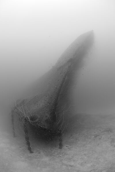 Bug des Schlachtschiffes USS Arkansas