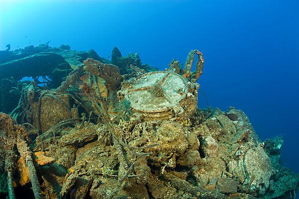 Wreckage of USS Saratoga