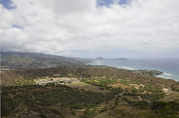 Blick auf Maunalua Bay und Koko Head