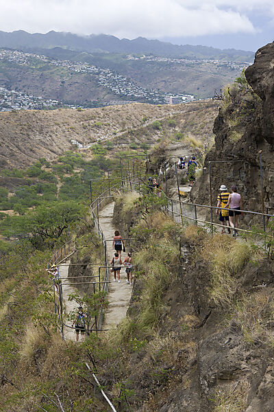 Fussweg zum Diamond Head Vulkankrater