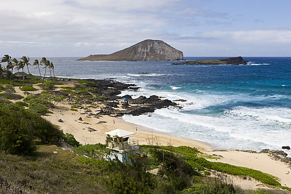 Makapuu Strand und Manana Vogelinseln