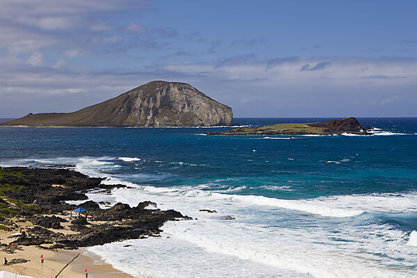 Makapuu Strand und Manana Vogelinseln