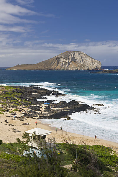 Makapuu Strand und Manana Vogelinseln