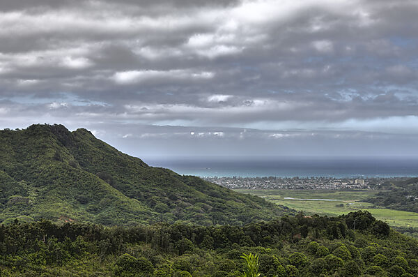 Blick vom Nuuanu Pali Lookout