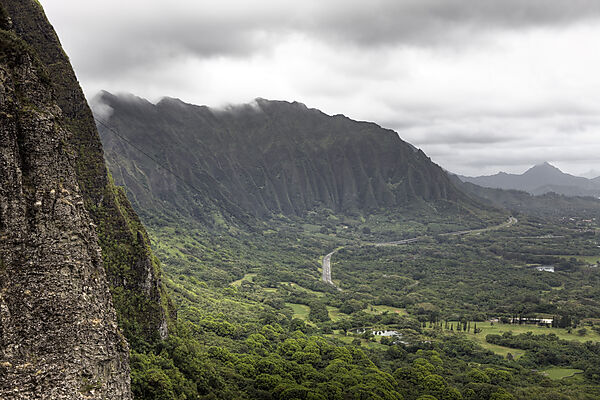 Blick vom Nuuanu Pali Lookout