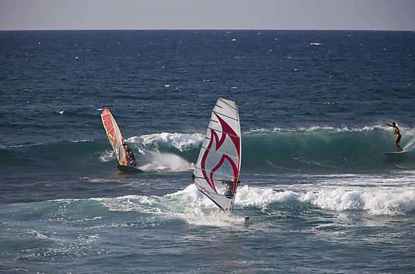 Windsurfer am Hookipa Beach
