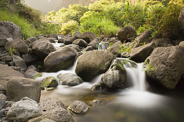 Flussbett im Kepaniwai County Park