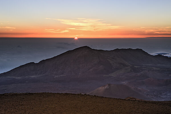 Sonnenaufgang am Haleakala Vulkan