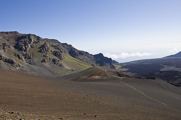Krater des Haleakala Vulkan