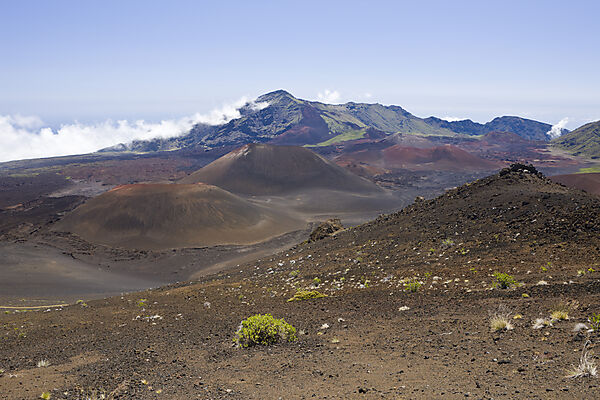 Krater des Haleakala Vulkan
