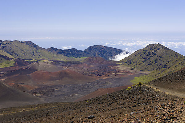 Krater des Haleakala Vulkan