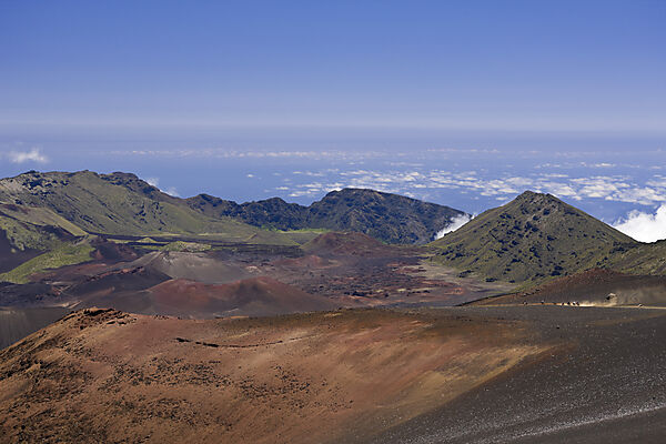 Krater des Haleakala Vulkan