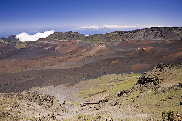 Krater des Haleakala Vulkan