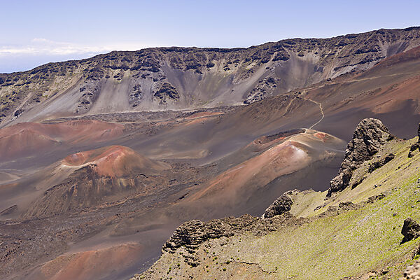 Krater des Haleakala Vulkan