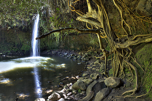Twin Falls an der Strasse nach Hana
