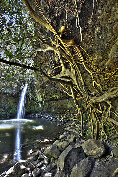 Twin Falls an der Strasse nach Hana