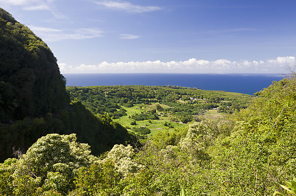 Ausblick an der Strasse nach Hana