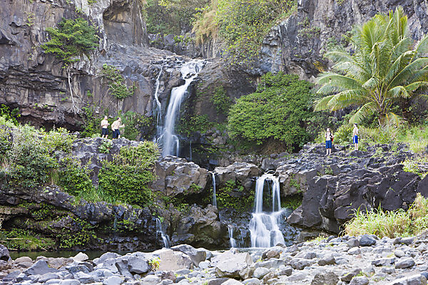 Wasserfall der Oheo Pools