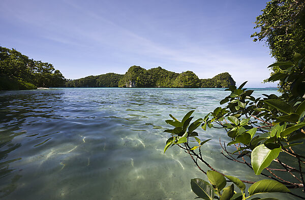 Bucht in den Rock Islands