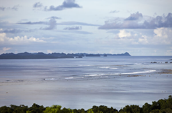 Blick ueber Norden von Peleliu