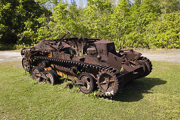 Japanischer Panzer aus dem 2. Weltkrieg