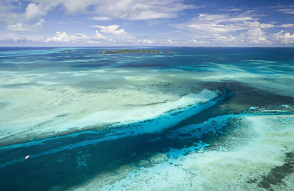Aerial View of Divespot German Channel