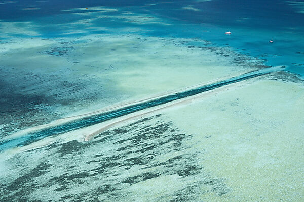 Aerial View of Divespot German Channel