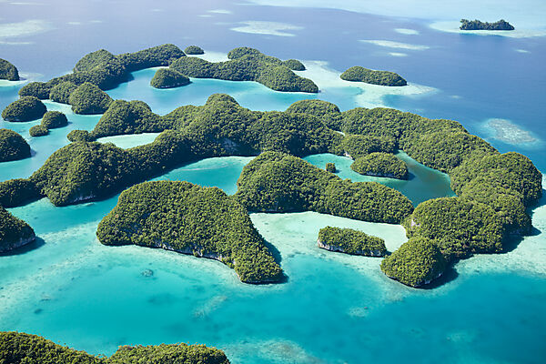 Aerieal View of Seventy Islands