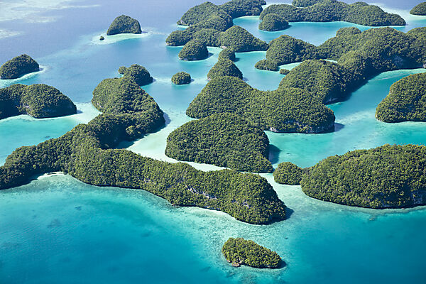 Aerieal View of Seventy Islands
