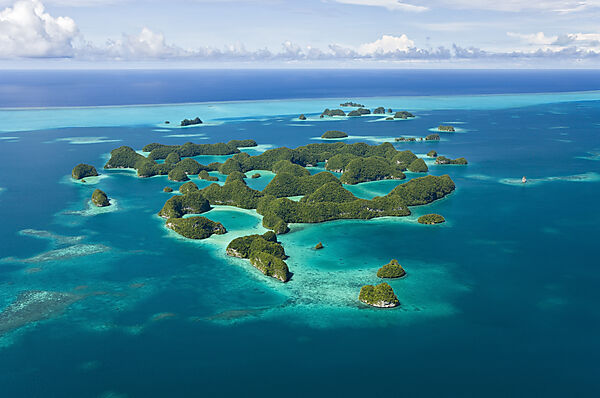 Aerieal View of Seventy Islands