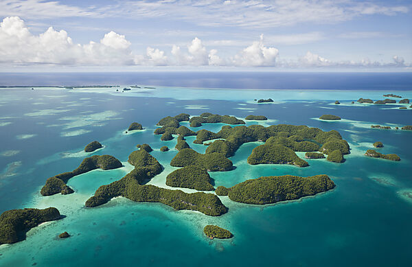 Aerieal View of Seventy Islands