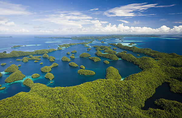 Luftbild von Palau