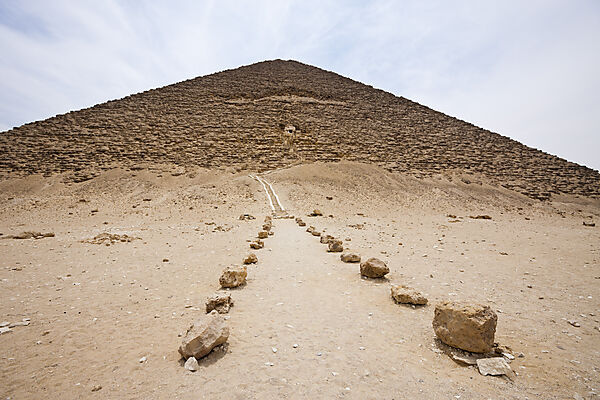 Eingang Rote Pyramide des Pharao Snofru