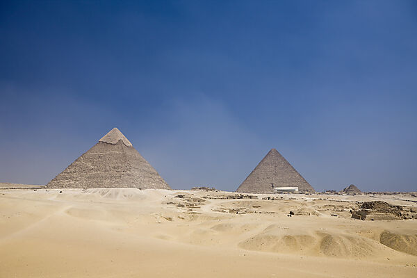 Pyramid of Khafra with Pyramid of Cheops in Background