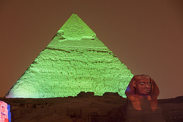 Licht und Ton Show an den Pyramiden von Gizeh