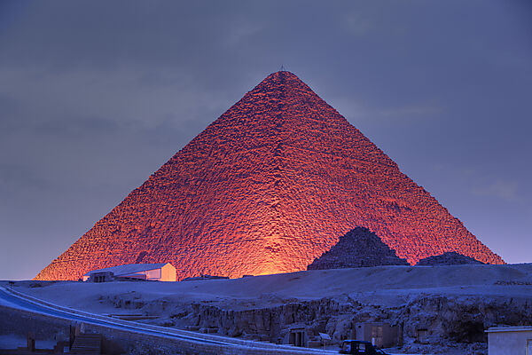 Licht und Ton Show an den Pyramiden von Gizeh
