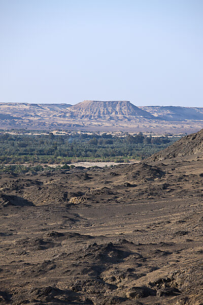 Blick auf Bahariya Oase