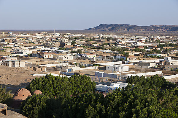 Blick auf Bahariya Oase
