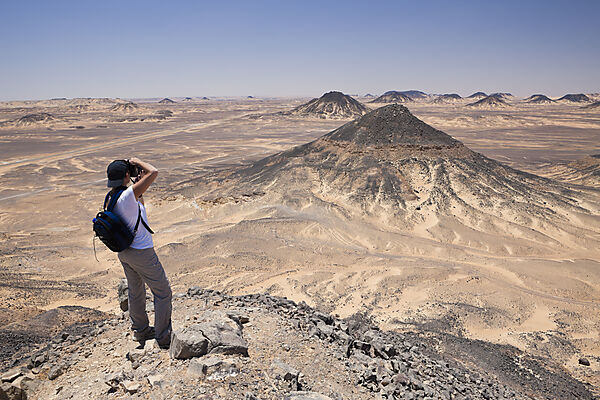 Tourist at Black Desert