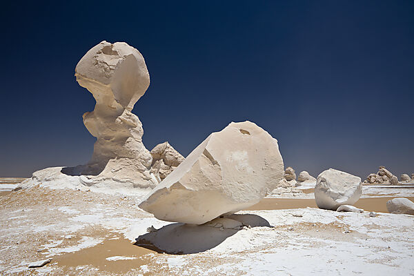 Formations of Lime Stone in White Desert National Park