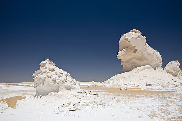Formations of Lime Stone in White Desert National Park