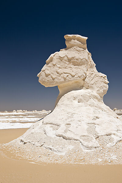 Formations of Lime Stone in White Desert National Park