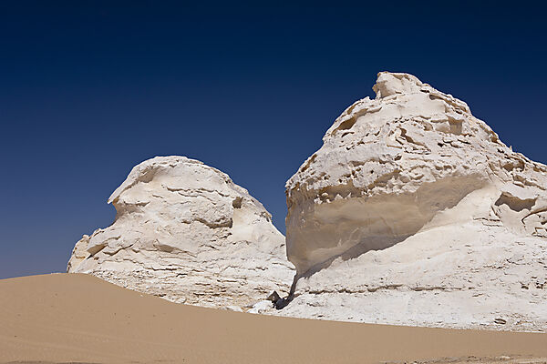 Formations of Lime Stone in White Desert National Park