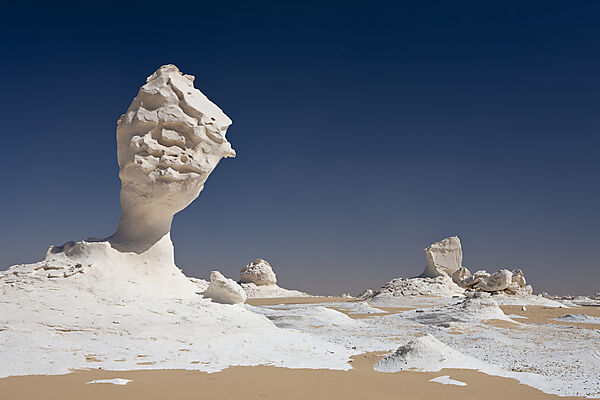 Formations of Lime Stone in White Desert National Park